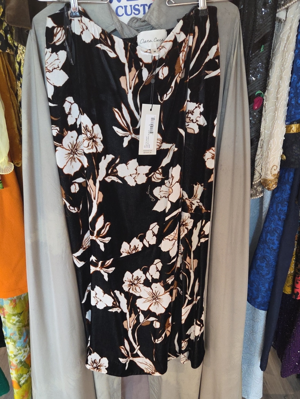 Cara Cara Odette Skirt Inslee Floral Black Size M